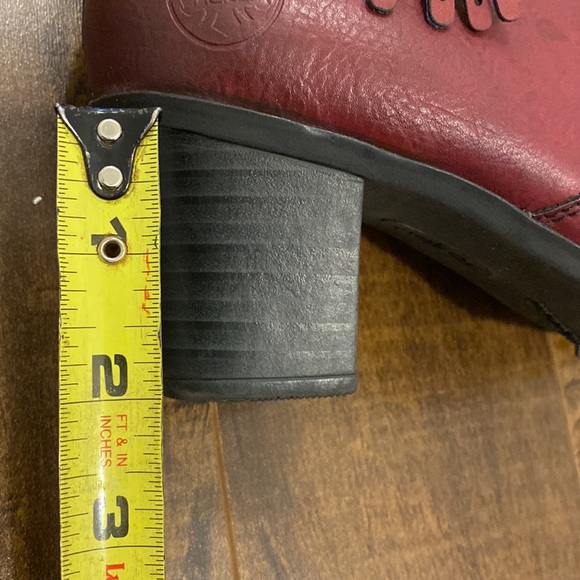 Red Rieker booties. - Picture 6 of 8